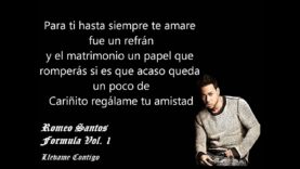 Llevame Contigo – Romeo Santos ♦♦ Letra ♦♦